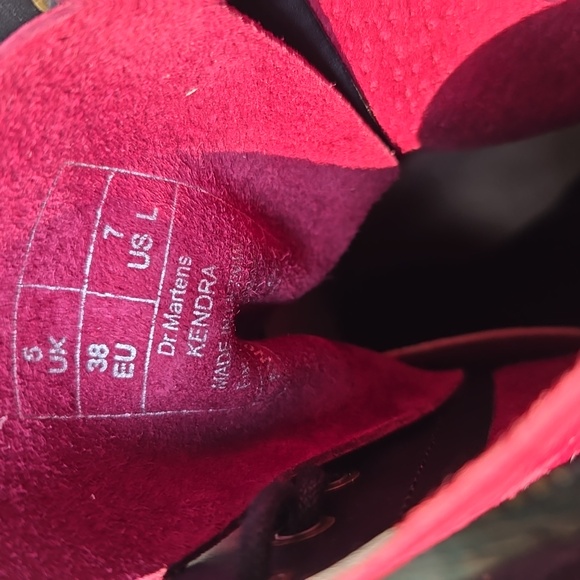 Reserved for @sophiestines Dr. Martens Velvet Lace-Up Boots ✨ - Picture 4 of 7